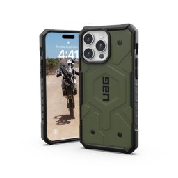 UAG Pathfinder MagSafe Apple iPhone 15 Pro Max hátlap tok, olive drab