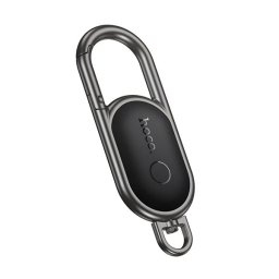 HOCO E91J bluetooth nyomkövető (kulcstartóra, táskára, autóba, valós idejű nyomkövetés, iOS kompatibilis) FEKETE
