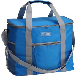 COOL 20 literes XL hűtőtáska, thermo-s, 34 x 20 x 29 cm, kék