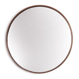 Casa Chic Fournier Fali tükör fém kerettel kerek Ø 80 cm (EL-MIR-MET-80X80-ROS)