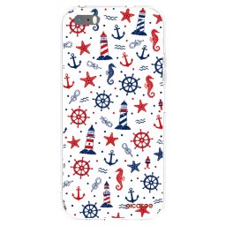 Átlátszó szilikon tok az alábbi mobiltelefonokra Apple iPhone 5/5S/SE - Sailor Vibes