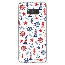 Átlátszó szilikon tok az alábbi mobiltelefonokra Samsung Galaxy S8 G950F - Sailor Vibes