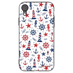 Fekete szilikon tok az alábbi mobiltelefonokra Apple iPhone XR - Sailor Vibes