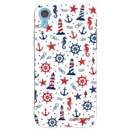 Átlátszó szilikon tok az alábbi mobiltelefonokra Apple iPhone XR - Sailor Vibes