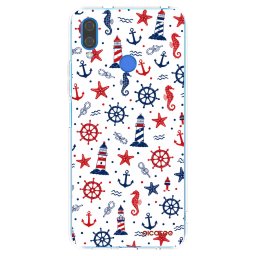 Átlátszó szilikon tok az alábbi mobiltelefonokra Huawei Nova 3i - Sailor Vibes