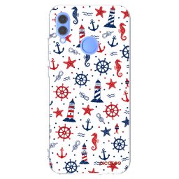 Átlátszó szilikon tok az alábbi mobiltelefonokra Huawei P Smart 2019 - Sailor Vibes