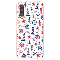 Átlátszó szilikon tok az alábbi mobiltelefonokra Huawei P30 - Sailor Vibes