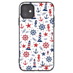 Fekete szilikon tok az alábbi mobiltelefonokra Apple iPhone 11 - Sailor Vibes