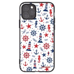 Fekete szilikon tok az alábbi mobiltelefonokra Apple iPhone 11 Pro - Sailor Vibes