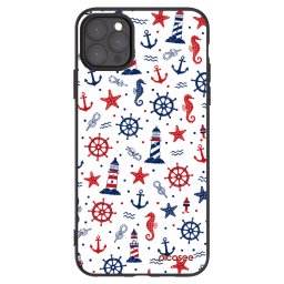 Fekete szilikon tok az alábbi mobiltelefonokra Apple iPhone 11 Pro Max - Sailor Vibes