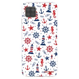 Átlátszó szilikon tok az alábbi mobiltelefonokra Huawei P40 Lite - Sailor Vibes
