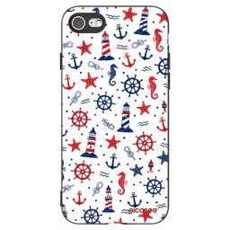 Fekete szilikon tok az alábbi mobiltelefonokra Apple iPhone SE 2020 - Sailor Vibes