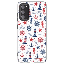 Fekete szilikon tok az alábbi mobiltelefonokra Samsung Galaxy S20 FE - Sailor Vibes