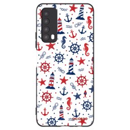 Fekete szilikon tok az alábbi mobiltelefonokra Huawei P Smart 2021 - Sailor Vibes