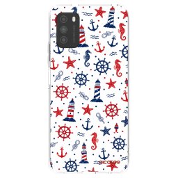 Átlátszó szilikon tok az alábbi mobiltelefonokra Xiaomi Poco M3 - Sailor Vibes