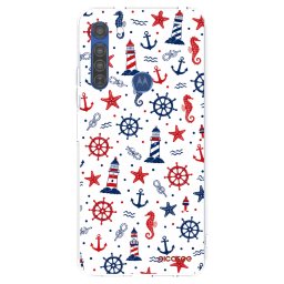 Átlátszó szilikon tok az alábbi mobiltelefonokra Motorola Moto G8 - Sailor Vibes