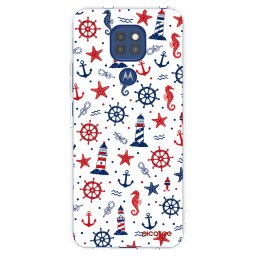 Átlátszó szilikon tok az alábbi mobiltelefonokra Motorola Moto G9 Play - Sailor Vibes