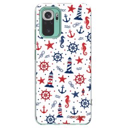 Átlátszó szilikon tok az alábbi mobiltelefonokra Xiaomi Redmi Note 10 Pro - Sailor Vibes