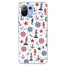 Átlátszó szilikon tok az alábbi mobiltelefonokra Xiaomi Mi 11 Lite - Sailor Vibes