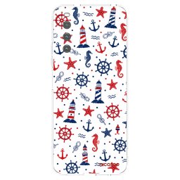 Átlátszó szilikon tok az alábbi mobiltelefonokra Sony Xperia 10 IV 5G - Sailor Vibes