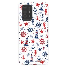 Átlátszó szilikon tok az alábbi mobiltelefonokra OPPO A94 5G - Sailor Vibes