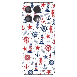 Fekete szilikon tok az alábbi mobiltelefonokra Motorola Edge 60 5G - Sailor Vibes