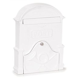Manchester univerzális aluminium postaláda (fehér)