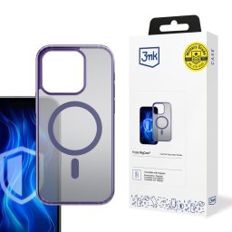 3mk Védőborító Frosty MagCase lila az Apple iPhone 16 Pro Max készülékhez