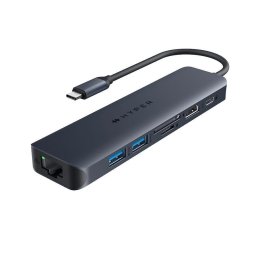 Hyper® EcoSmart™ Gen.2 USB-C 7 az 1-ben hub 100W PD Pass-thru