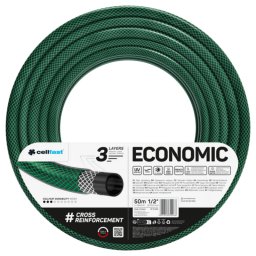 Kertlocsoló tömlő 1/2" 50 m ECONOMIC, 20 bar, 3 rétegű kerti öntözőtömlő