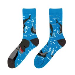 Delfines felemás vidám zokni 43-44
