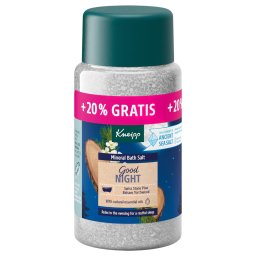 Kneipp Good Night fürdősó - cirbolyafenyő és szantálfa (600 g)