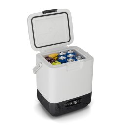 Klarstein SwiftFrost 12L hűtőtáska, 12V-24V/230V, -20 °C-ig, kompresszor, 2 teljesítményszint, LED kijelző (HEA25-12LPortfr-WH)