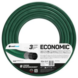 Kertlocsoló tömlő 3/4" 50 m ECONOMIC, 20 bar, 3 rétegű kerti öntözéshez, locsolótömlő