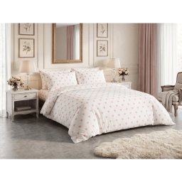 Pamut ágynemű PINK HEART CHARM fehér, 100% pamut Ágyneműhuzat mérete: 70 x 90 cm | 140 x 200 cm