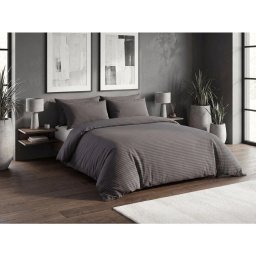 Krepp ágynemű ALTERNA POLY szürke Ágyneműhuzat mérete: 2 db 70 x 90 cm | 200 x 220 cm