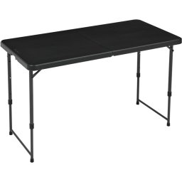Epifit Kemping asztal, hordozófüllel, összecsukható, 80 x 60 x 70 cm, fekete