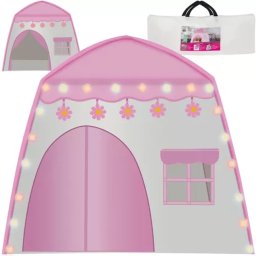 Gyermeksátor pink + fények 23472