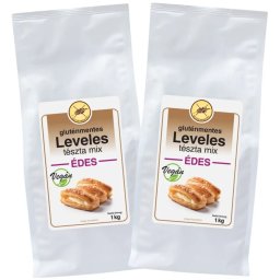 Gluténmentes Vegán Leveles tészta mix édes DUO 2X1 kg