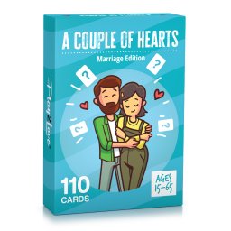 Spielehelden A Couple of Hearts Pároknak 110 szeretetteljes angol nyelvű kérdés házaspárok számára (PLAY2-09)