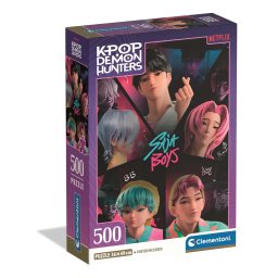 K-pop Démonvadászok Saja Boys 500 db-os Compact puzzle Clementoni