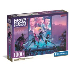 K-pop Démonvadászok Stage Warriors 1000 db-os Compact puzzle Clementoni