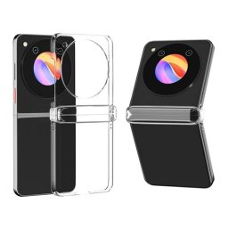 Műanyag telefonvédő ÁTLÁTSZÓ ZTE nubia Flip