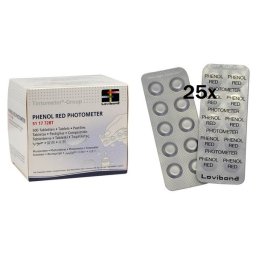 Lovibond FOTOMÉTER műszerhez 250db Phenol Red tabletta a pH méréséhez 511771BT AS-03019