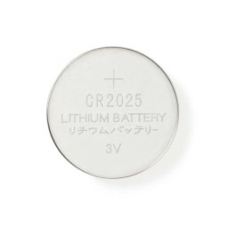 Nedis BALCR20255BL - Lítium gombelem CR2025 | 3 V | 5 db | Blistr