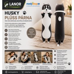 Husky plüss párna - 70 cm