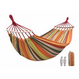 Függőágy ZENVIO COMFORT 200x80 cm, narancssárga + ingyenes táska