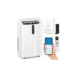Mobil klíma WiFi vezérléssel 3,5 kW - 4 az 1-ben hűtő, fűtő és páramentesítő