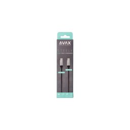 Tltkbel, USB-C - USB-C, 60W, 1,5 m, AVAX "CB302G", aclszrke