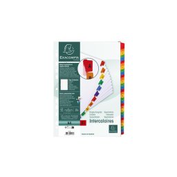 Regiszter, karton, A4, 1-31, EXACOMPTA, fehr